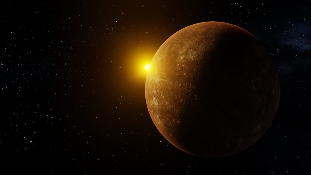 The planet Mercury